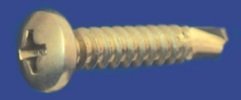 (10000 Count) Daggerz PPSDSS080012-8 x 1/2-Inch Phillips Pan Head Self Drill 410 Stainless Steel Screws